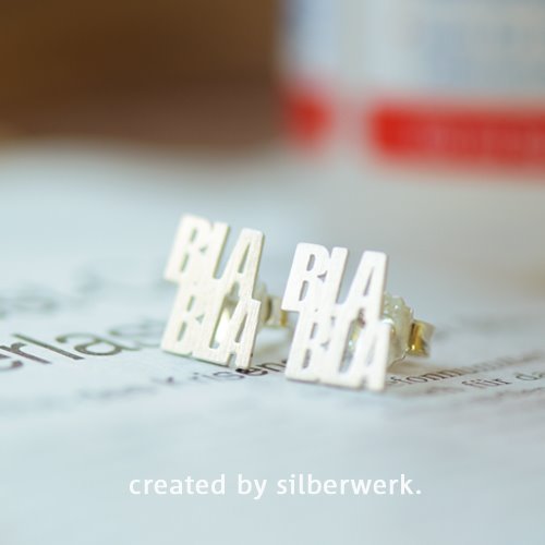 BLA BLA, Ohrstecker 9x10 mm